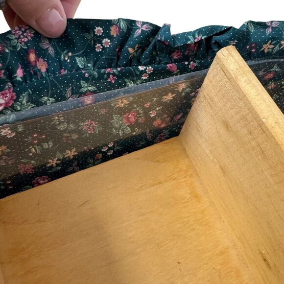 Peterboro Basket Buffet Server Divider Insert Liner Country Farmhouse Cottage - Picture 12 of 14